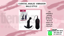 VIBRADOR ANAL VARIAS VELOCIDADES BALLS STYLE 